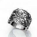 Anillo Espiral de Flores