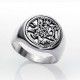 Anillo Sello Tetragramatón