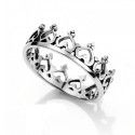 Anillo Corona de Corazones
