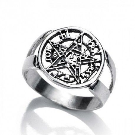 Anillo Sello Tetragramatón