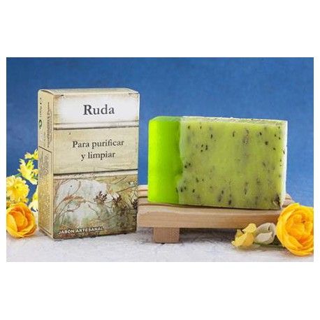 Jabón de Ruda - pastilla artesanal- Para purificar y limpiar
