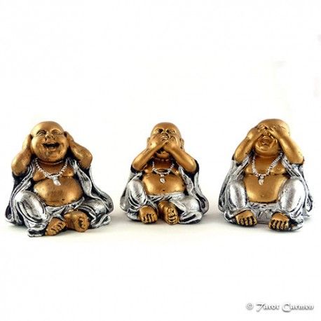 Set 3 Budas (no veo, no oigo, no hablo)