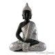 Buda Thai negro/plata XXXL