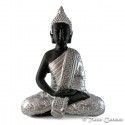 Buda Thai negro/plata XXXL
