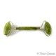 Masajeador de Jade Verde doble rodillo