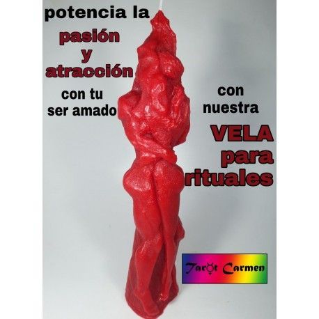 Vela de Pareja Roja