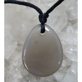 Colgante Ágata Gris