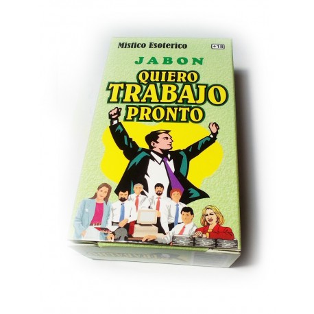 Jabón Quiero trabajo pronto