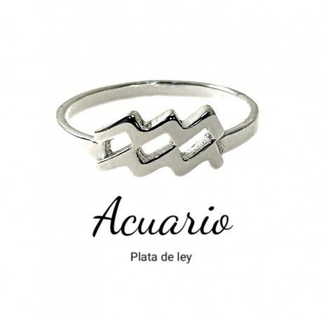 Anillo horóscopo acuario