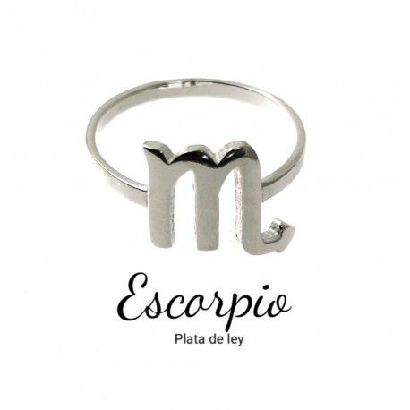 Anillo horóscopo Escorpio