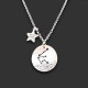 Colgante horóscopo y estrella Acuario