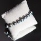 Pulsera Perlas Naturales Negra