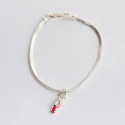 PULSERA ALPARGATA PLATA - 0,50 x 1,50 cm