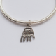 PULSERA MANO DE IRULEGI PLATA
