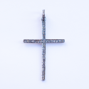Cruz de Plata de Ley y Brillantes