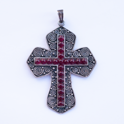Cruz Rubí y Plata de Ley
