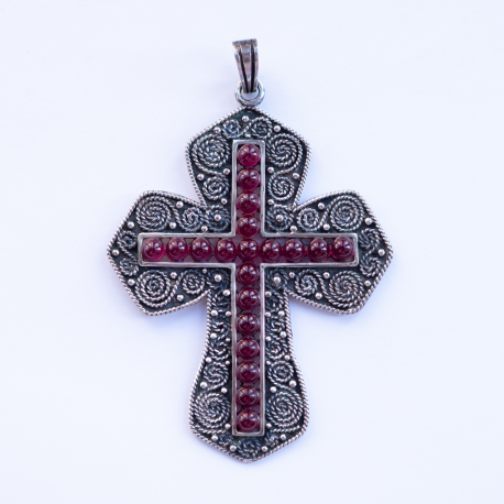 Cruz Rubí y Plata de Ley