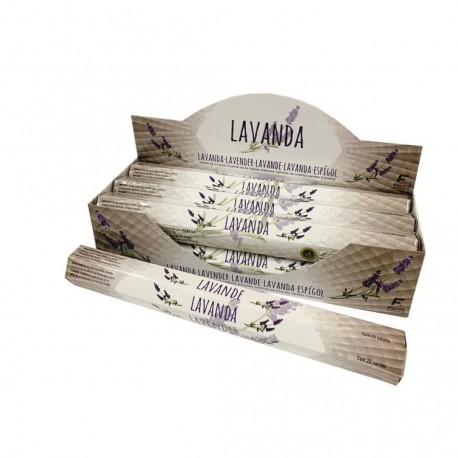 Incienso Hexagonal de lavanda