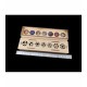 PACK SIETE PIEZAS SOLIDOS PLATONICOS DE LOS SIETE CHAKRAS