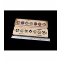PACK SOLIDOS PLATONICOS DE LOS SIETE CHAKRAS