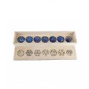 PACK SOLIDOS PLATONICOS DE LAPISLAZULI (7 PIEZAS)