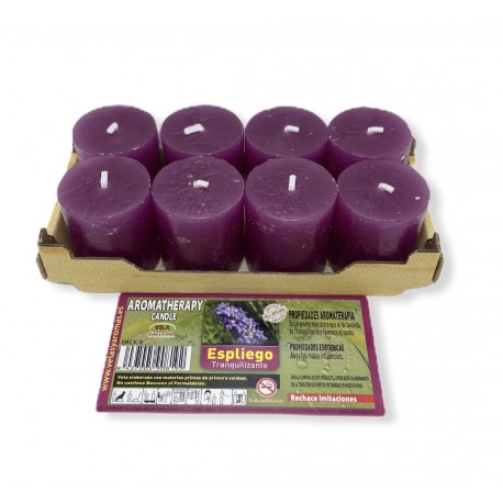 Vela Aromaterapia Lavanda Unidad