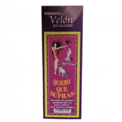 Poderoso Velón Ritualizado Quiero que Sufras