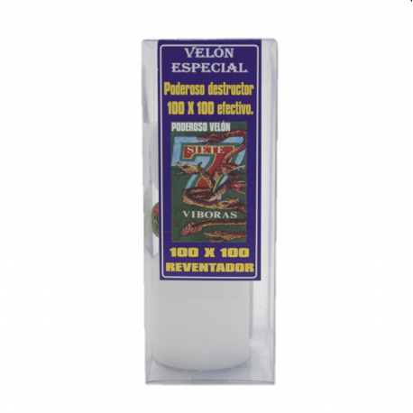 Velón Especial Poderoso Destructor 100 x 100 Efectivo 7 Víboras