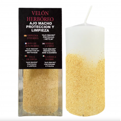 Velón Herbóreo Ajo Macho Protección y Limpieza