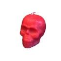 Vela Calavera Roja