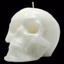 Vela Calavera Blanca